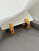 گوشواره حلقه ای میناکاری