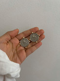 گوشواره سکه ای و چهار گوی