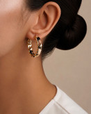 گوشواره حلقهای پلنگی
