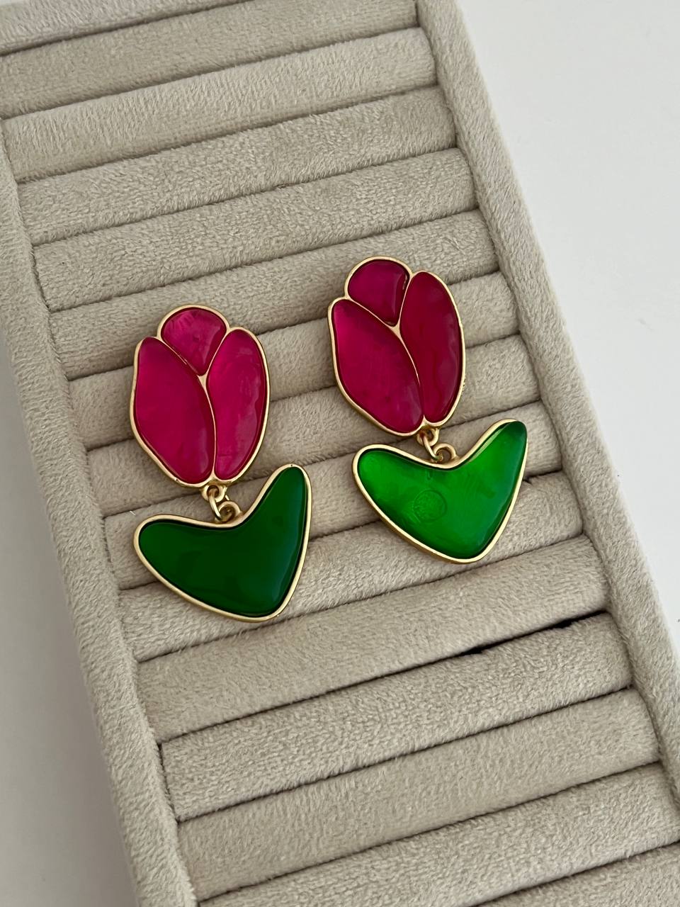 گوشواره گل طرح زارا